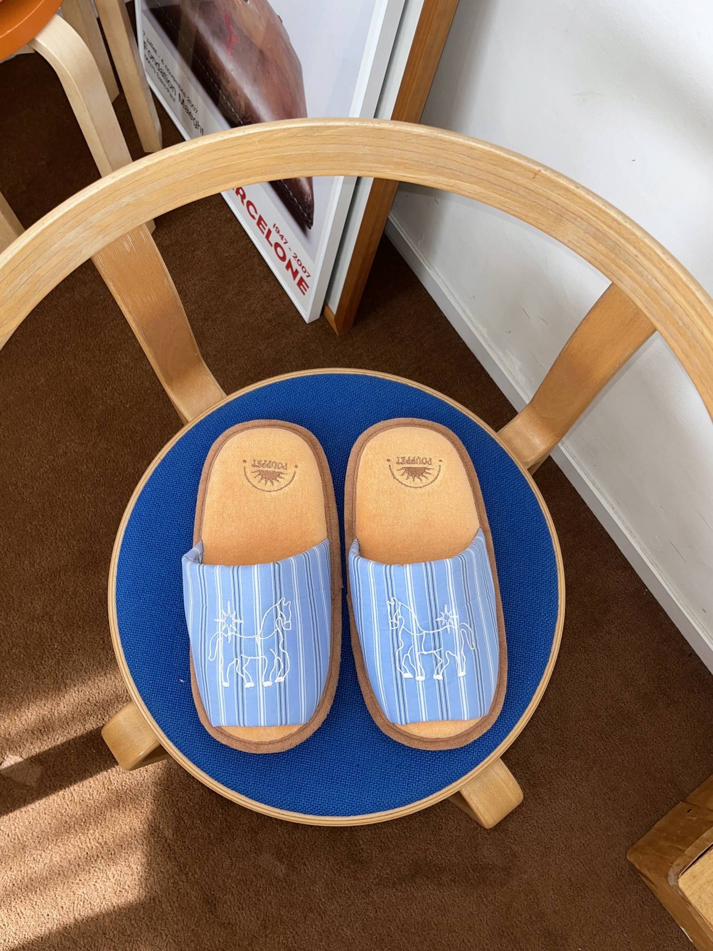 Cutie Pony Room Shoes - Blue