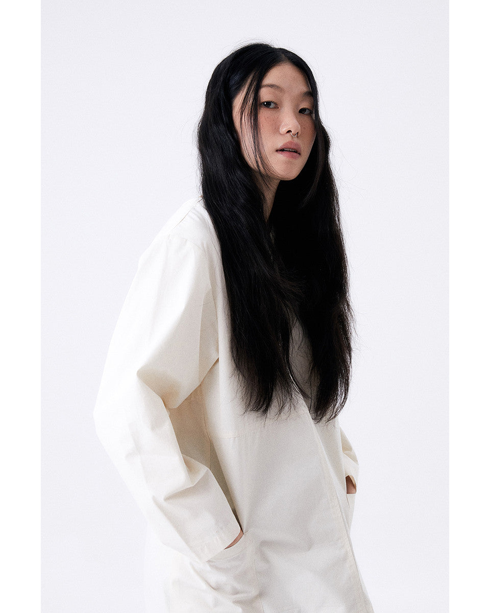 백 리본 스목 2 / 에크루 - HALOMINIUM  할로미늄 - CAVA LIFE