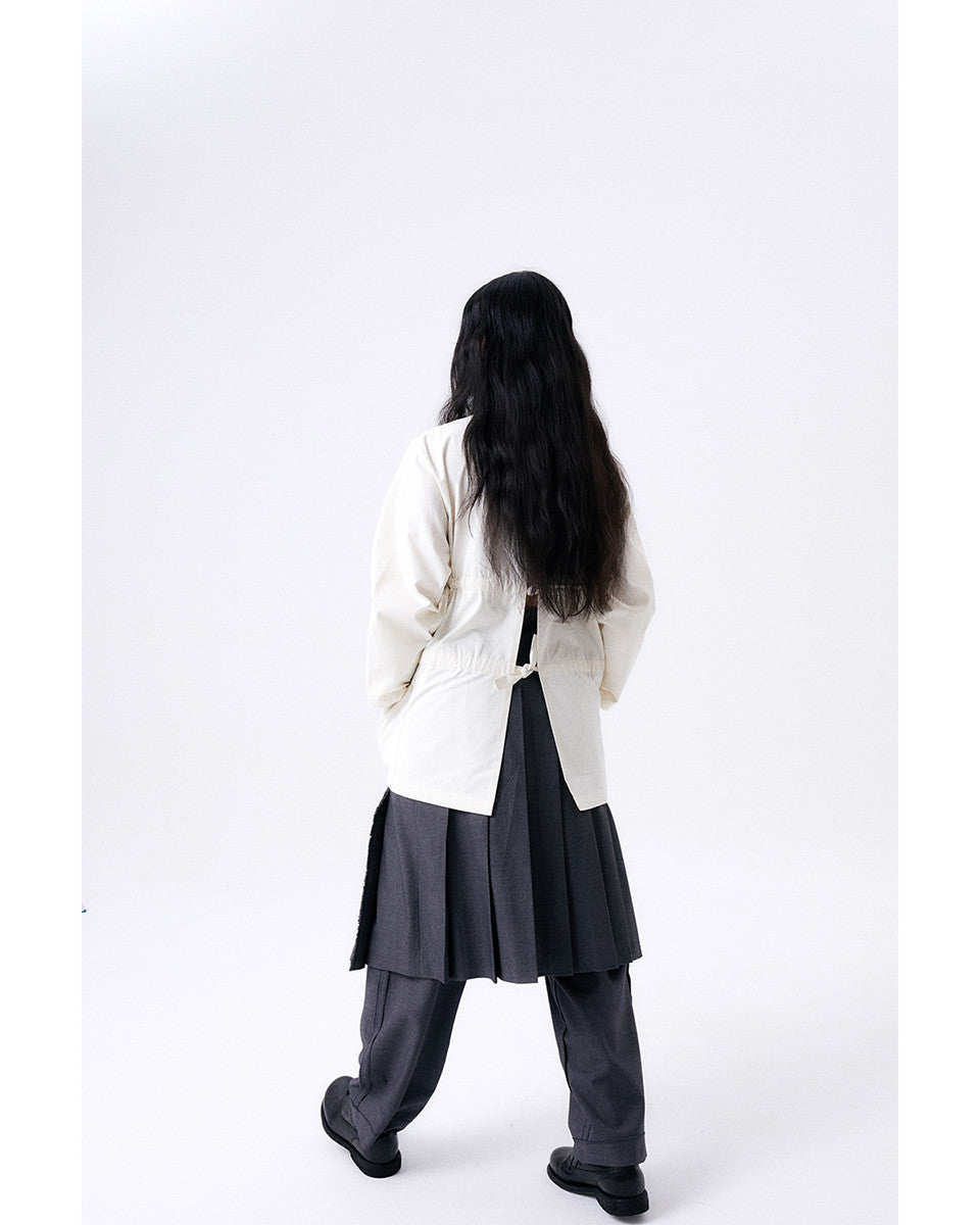 백 리본 스목 2 / 에크루 - HALOMINIUM  할로미늄 - CAVA LIFE