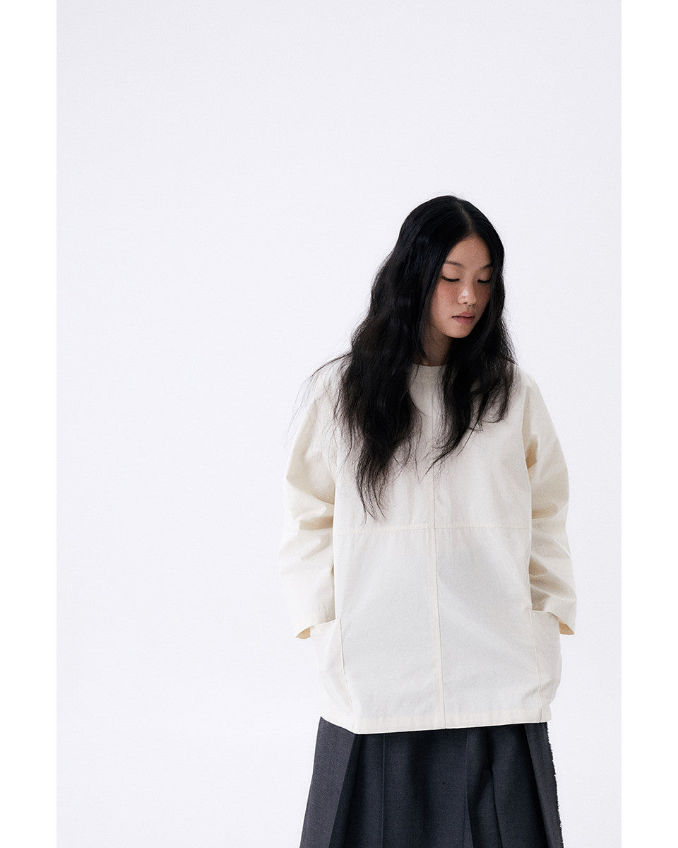 백 리본 스목 2 / 에크루 - HALOMINIUM  할로미늄 - CAVA LIFE