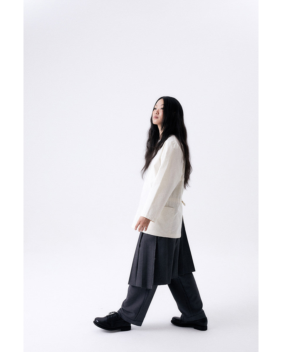 백 리본 스목 2 / 에크루 - HALOMINIUM  할로미늄 - CAVA LIFE