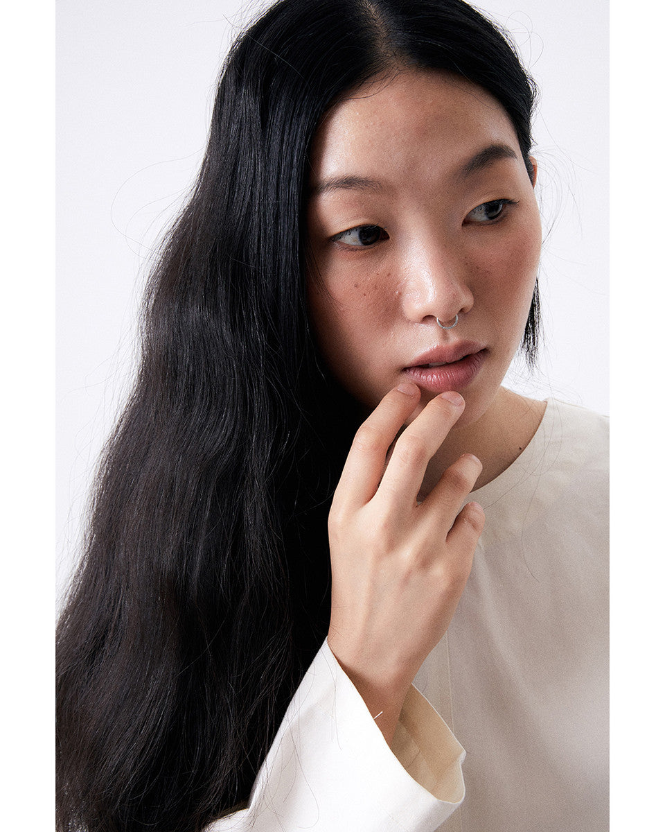 백 리본 스목 2 / 에크루 - HALOMINIUM  할로미늄 - CAVA LIFE