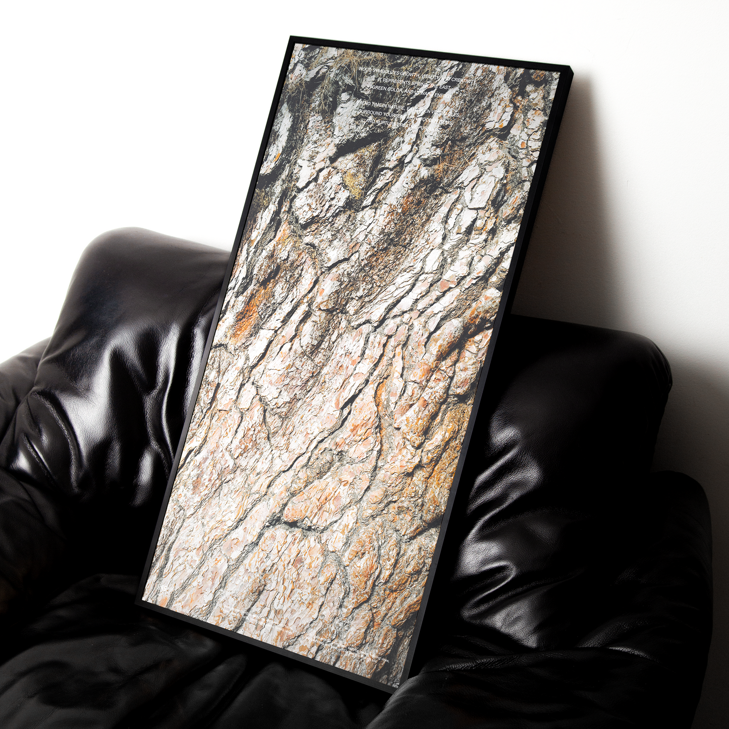 목 사주 질감 파노라마 개운 포스터 / Keep blomming