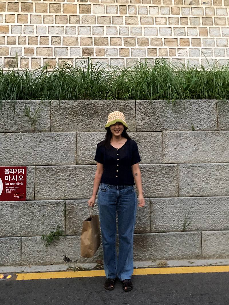 KATE BUCKET HAT 케이트 니트 버킷햇 - Green