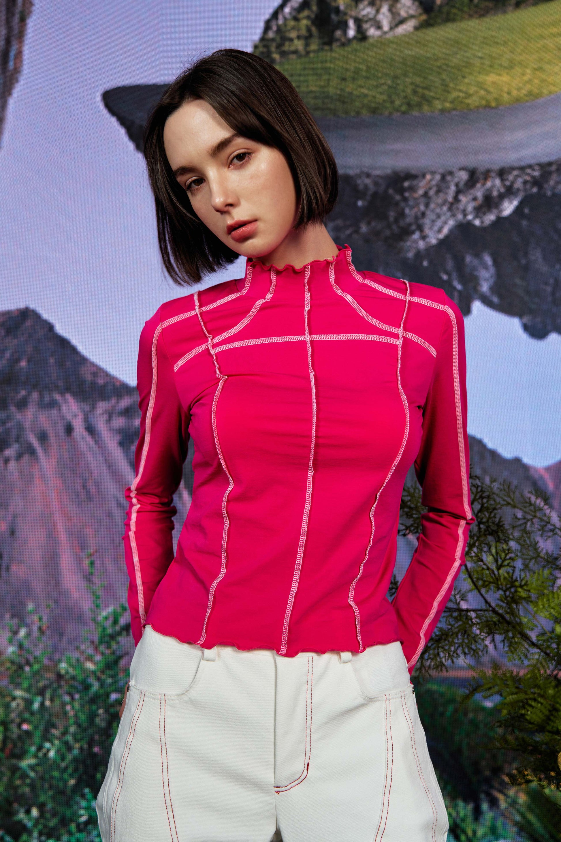 Artery Long Sleeve PINK - KATER 카터 - CAVA LIFE