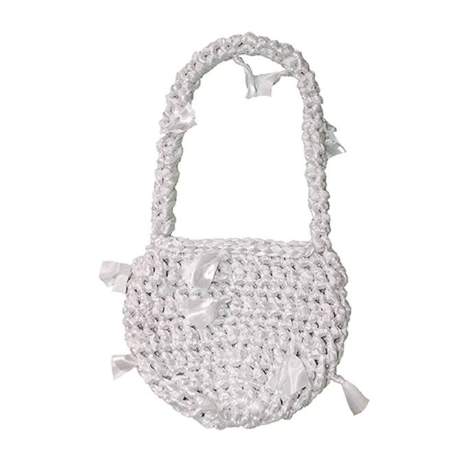 Butterfly Bag / 버터플라이 숄더백- Silver - saltybutterhandworks 솔티버터핸드웍스 - CAVA LIFE