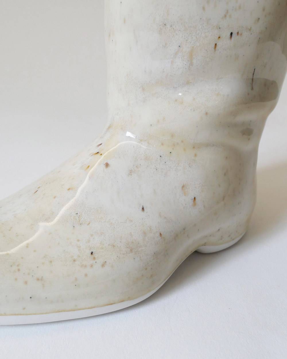 부츠화병 - 아이보리