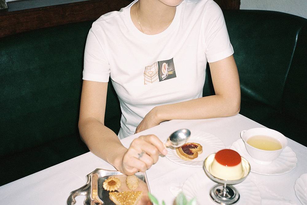 HEART / OMURICE GIRL'S T-SHIRT