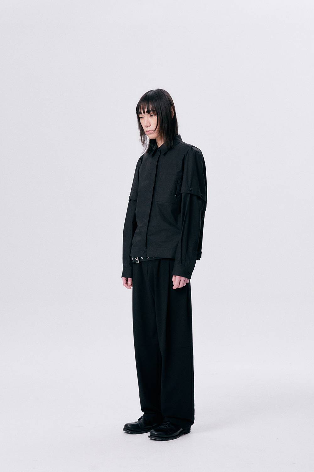 SHIRT JACKET / BLACK