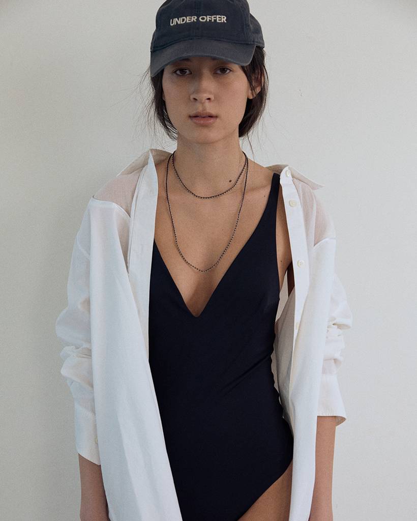 lightfall metallic crochet necklace