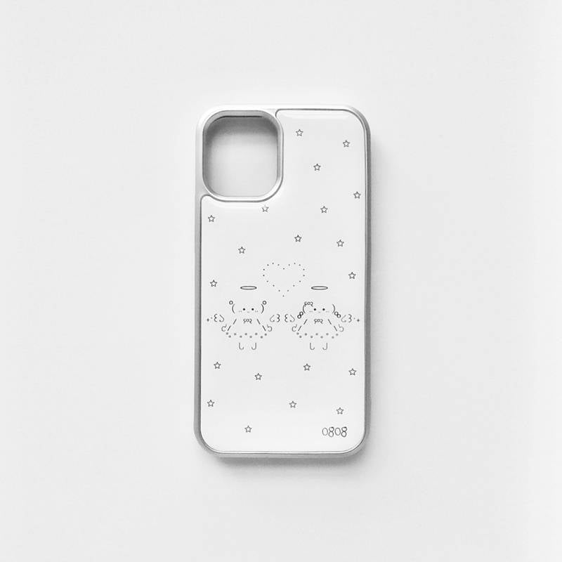 angel friends emoji phonecase (silver)