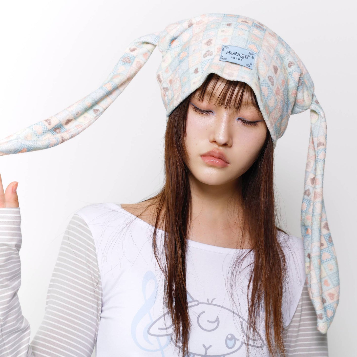 Baby Blanket Rabbit Beanie