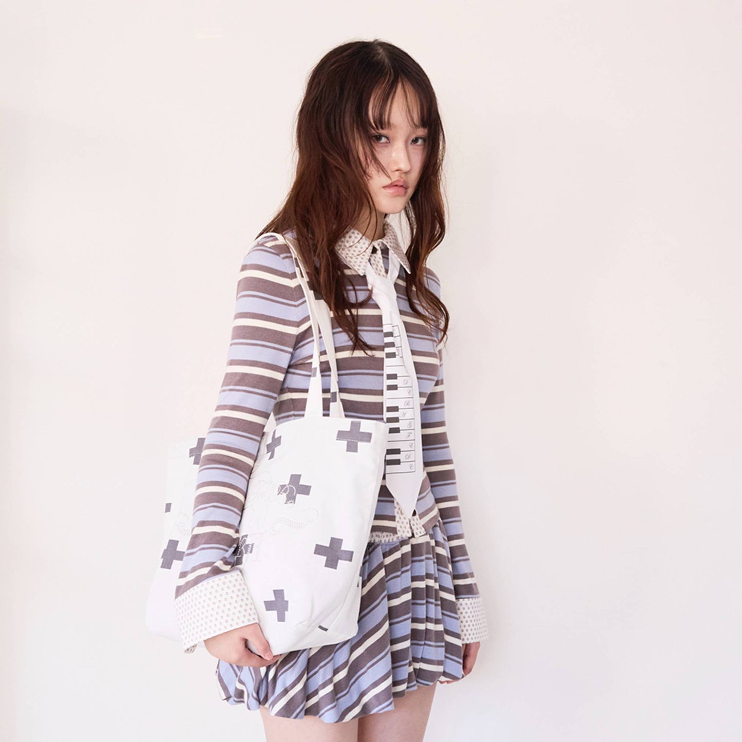 Born to Be Extra Bag- White