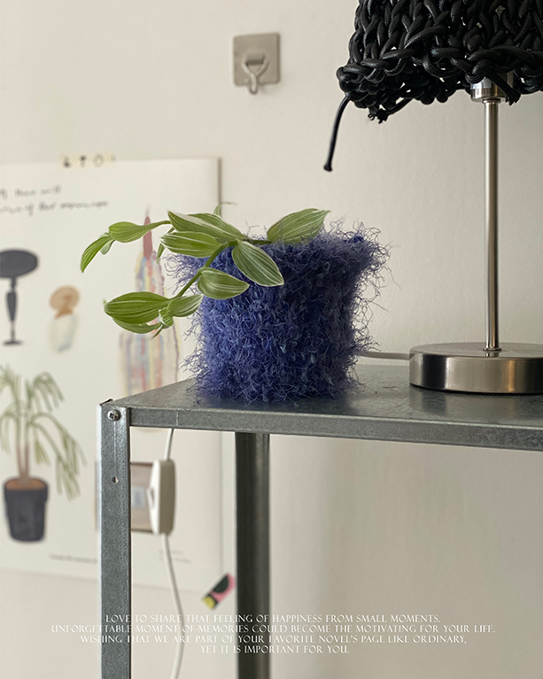 화분옷(블루) - se.sentir 세센티르 - CAVA LIFE