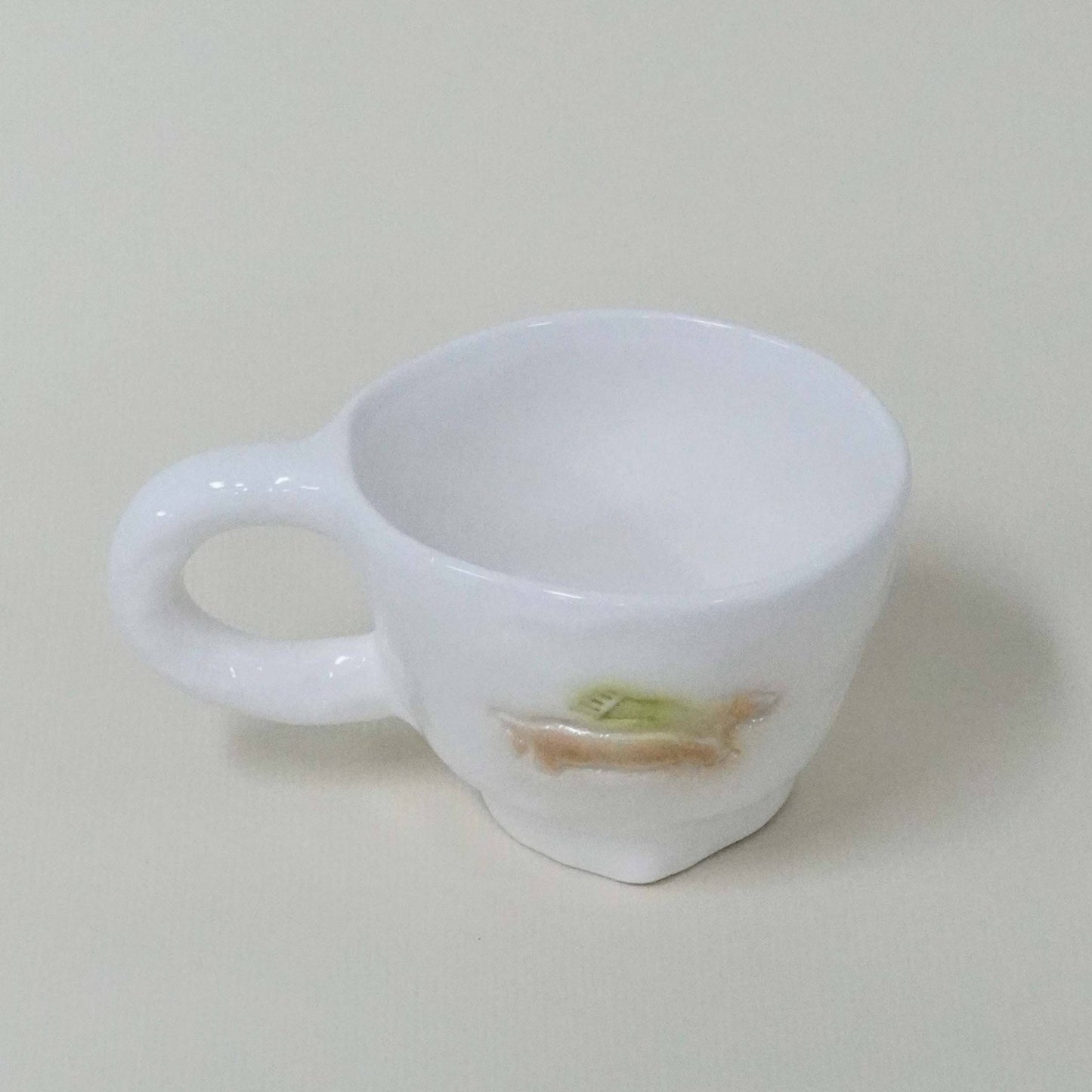 puppy mug green