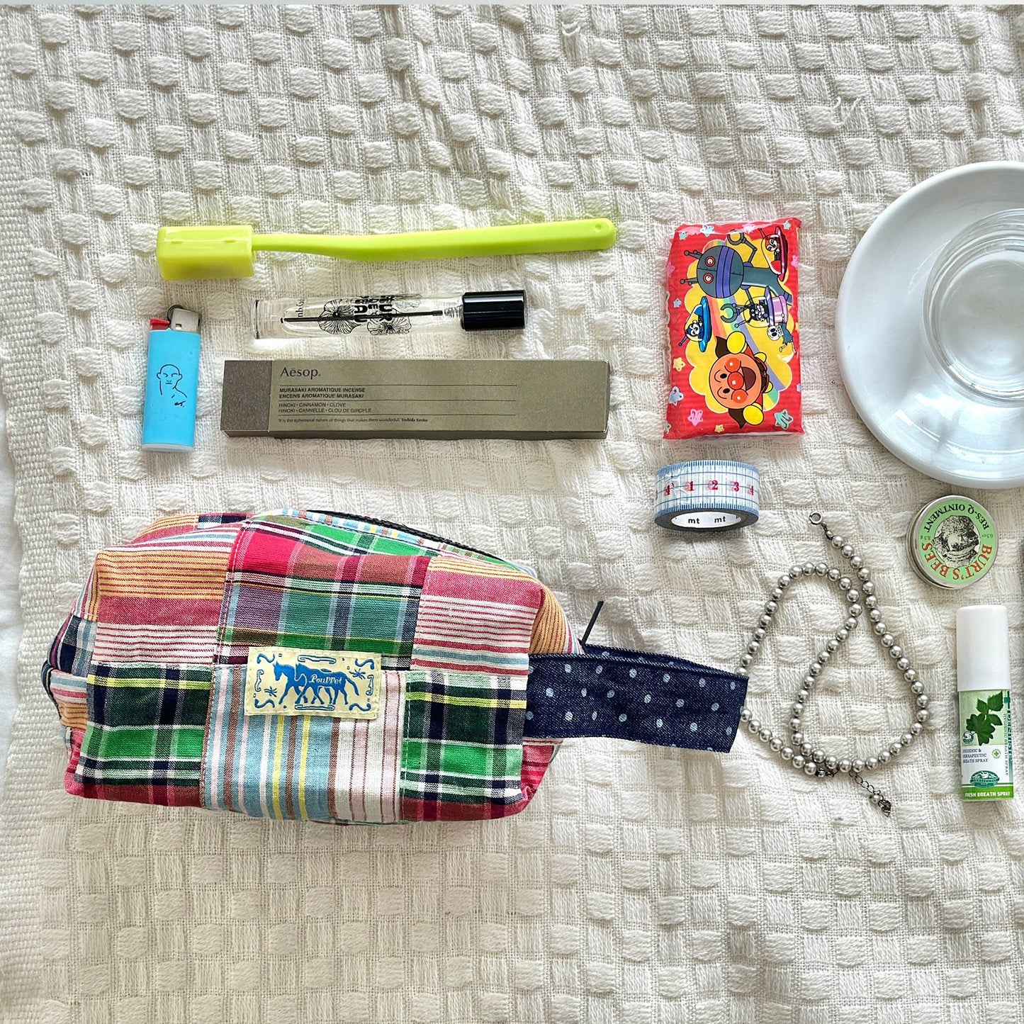 Handle Pouch - Patchwork