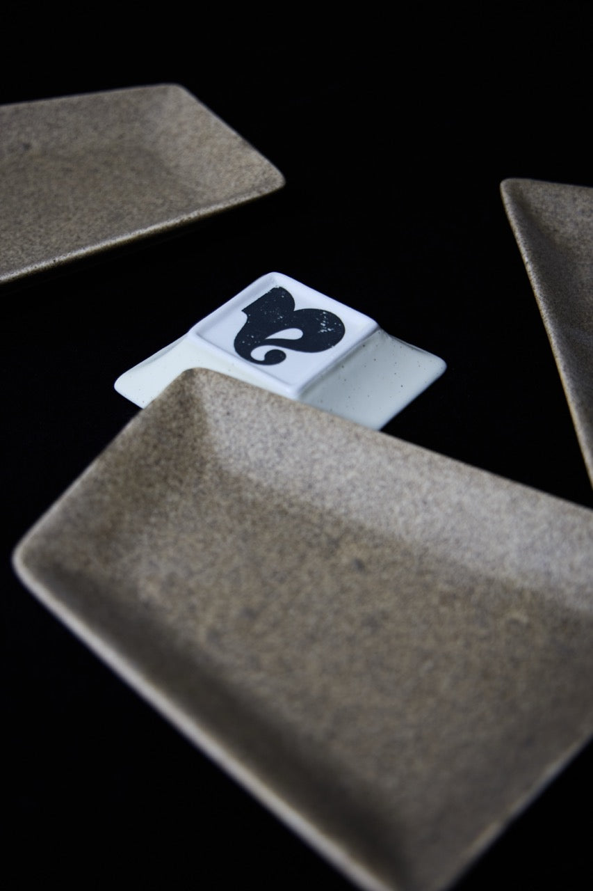 003 퍼즐 접시 세트 - 스톤스타일