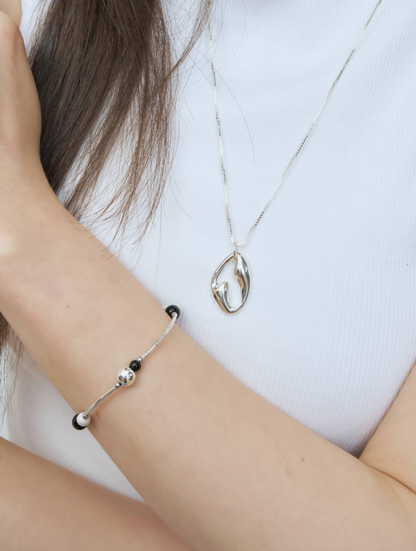 SILVER ECHO BRACELETㅣSILVER