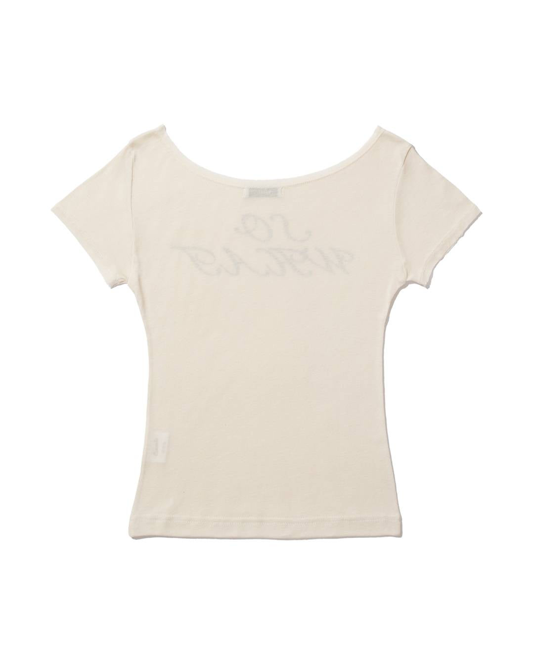 SO WHAT Half Sleeve T-shirt (CREAM)