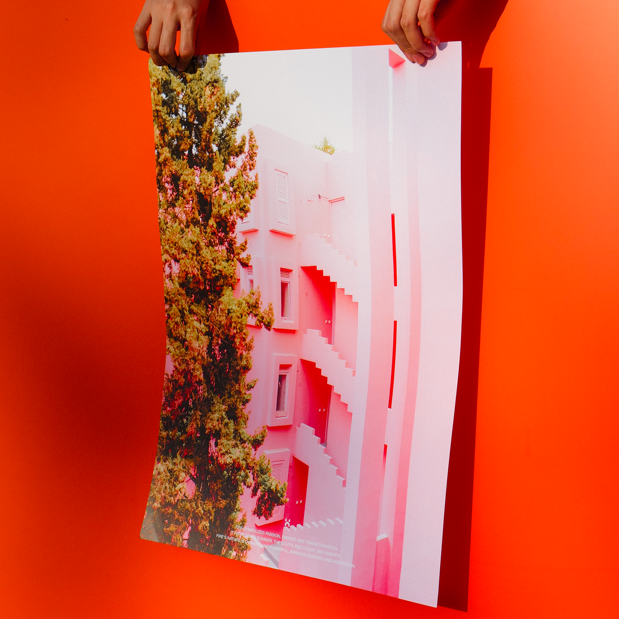 화 사주 개운 풍경 포스터 / Fuel your spark