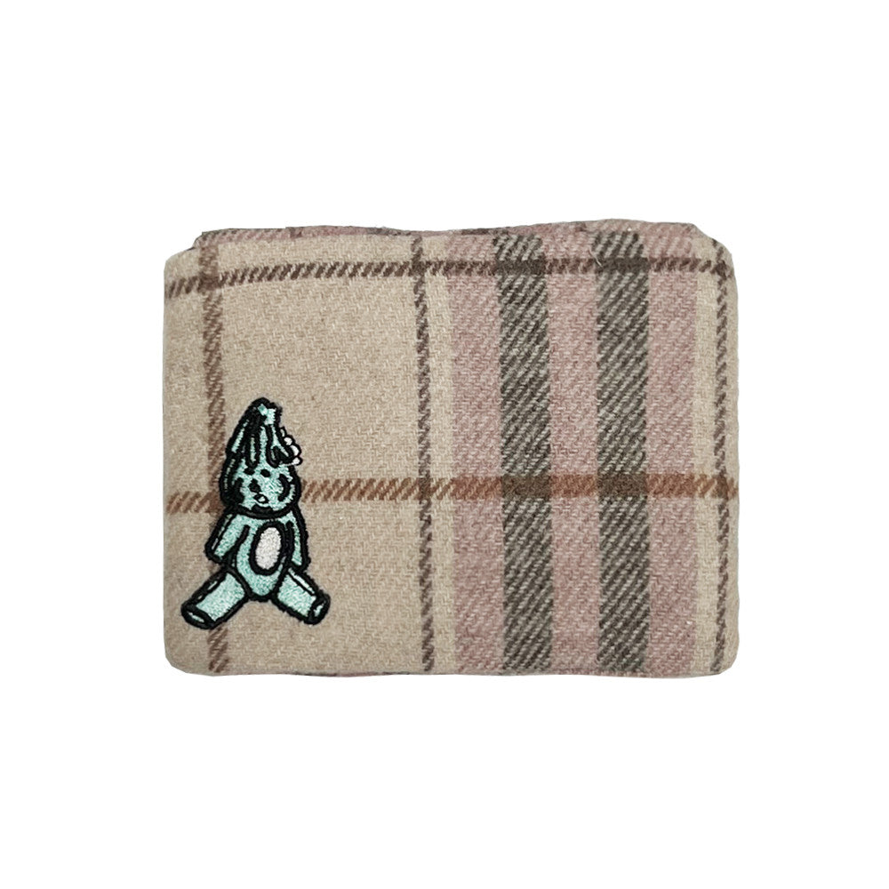 무기력 토끼의 겨울나기 카드지갑 체크 - Whimsy Mind 윔지마인드 - CAVA LIFE