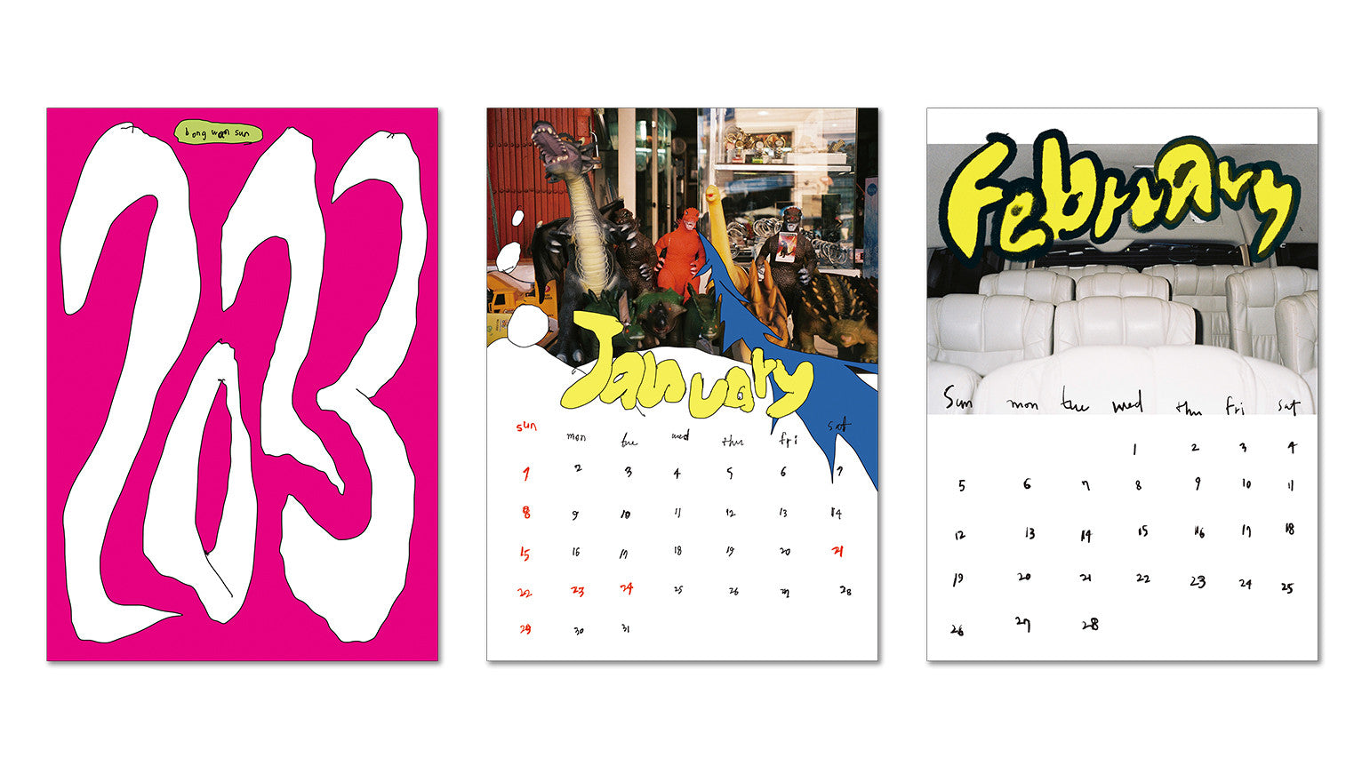 2023 !!!! 달력 - BONG WAN SUN 봉완선 - CAVA LIFE