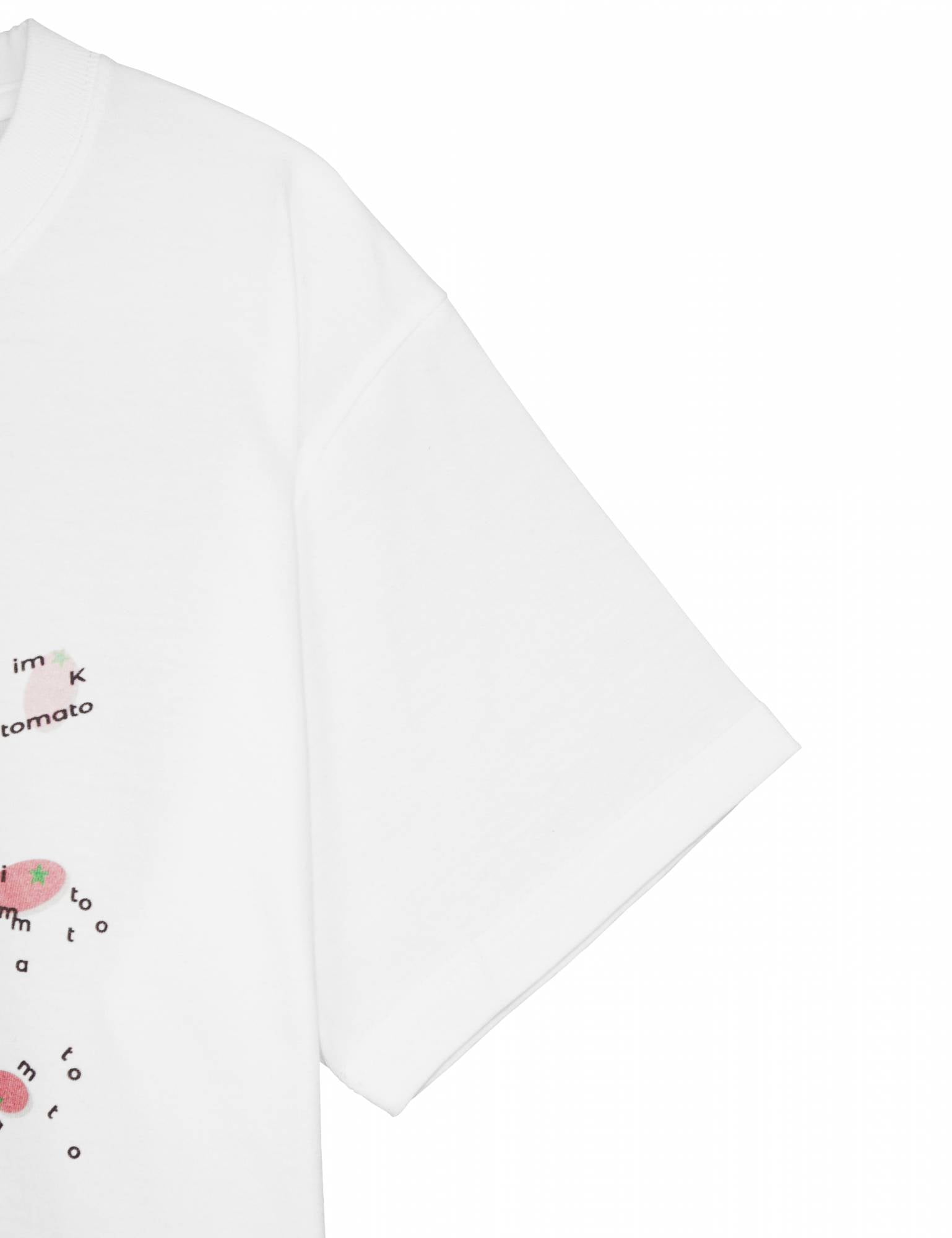 KIM TOMATO T-SHIRTS [WHITE]