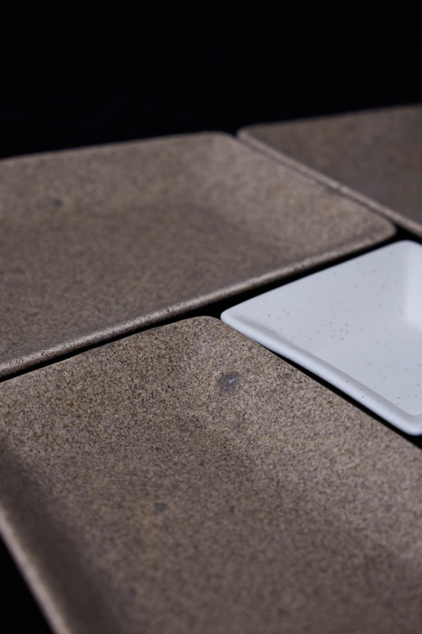 003 퍼즐 접시 세트 - 스톤스타일