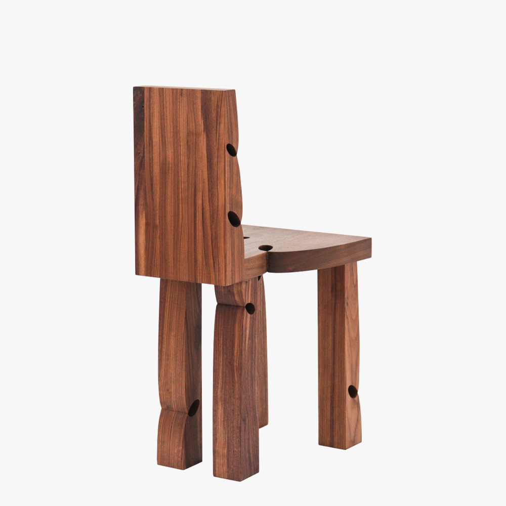 Curly Chair 001 | Walnut