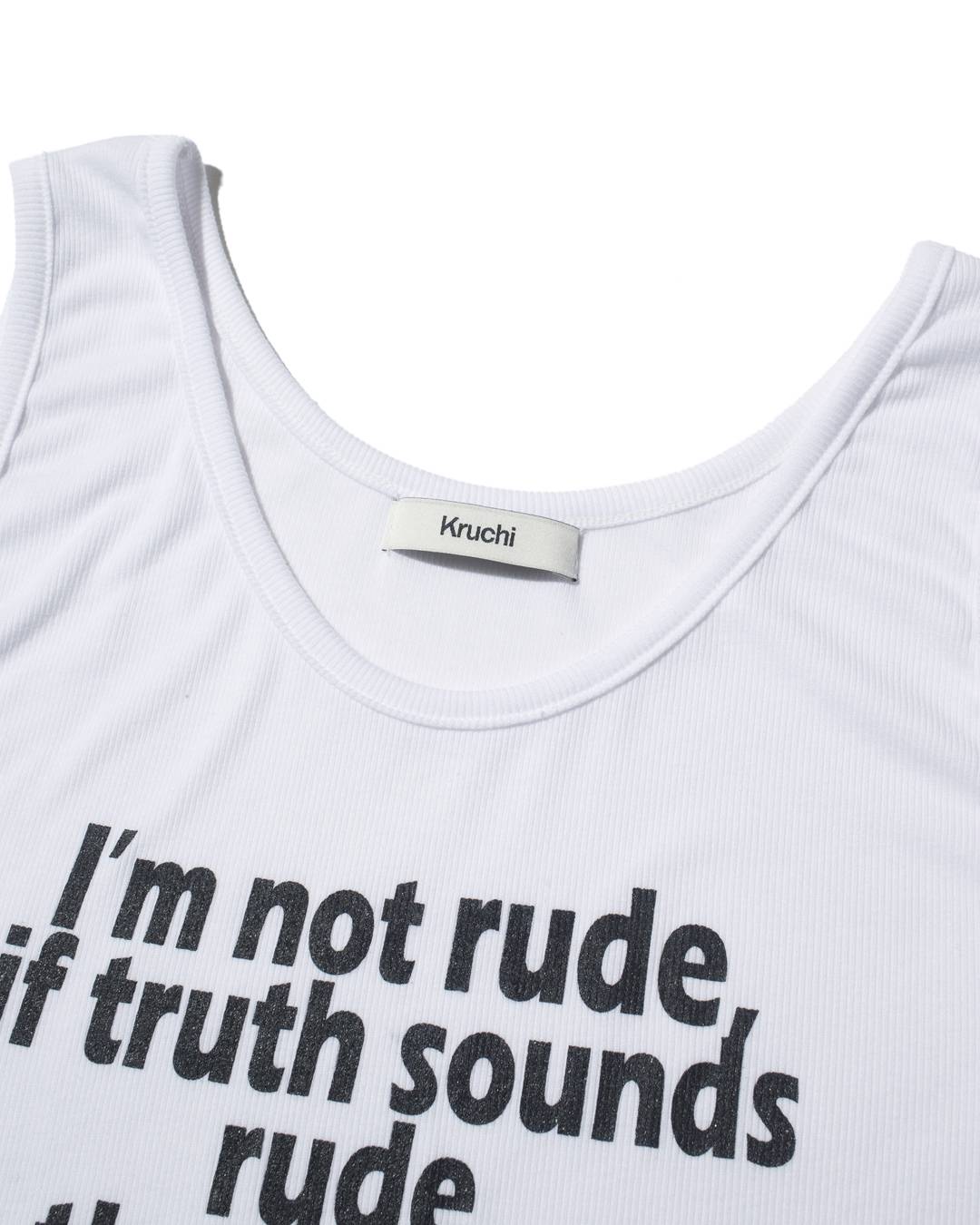 RUDE Sleeveless (WHITE)