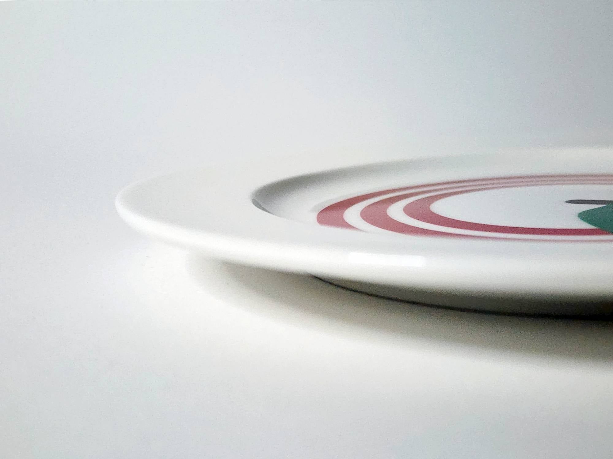 사과 섬 양식 접시 18cm