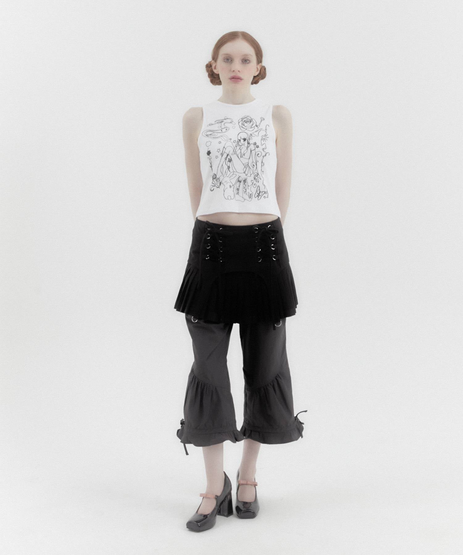 Dream Girl Sleeveless Tee WHITE