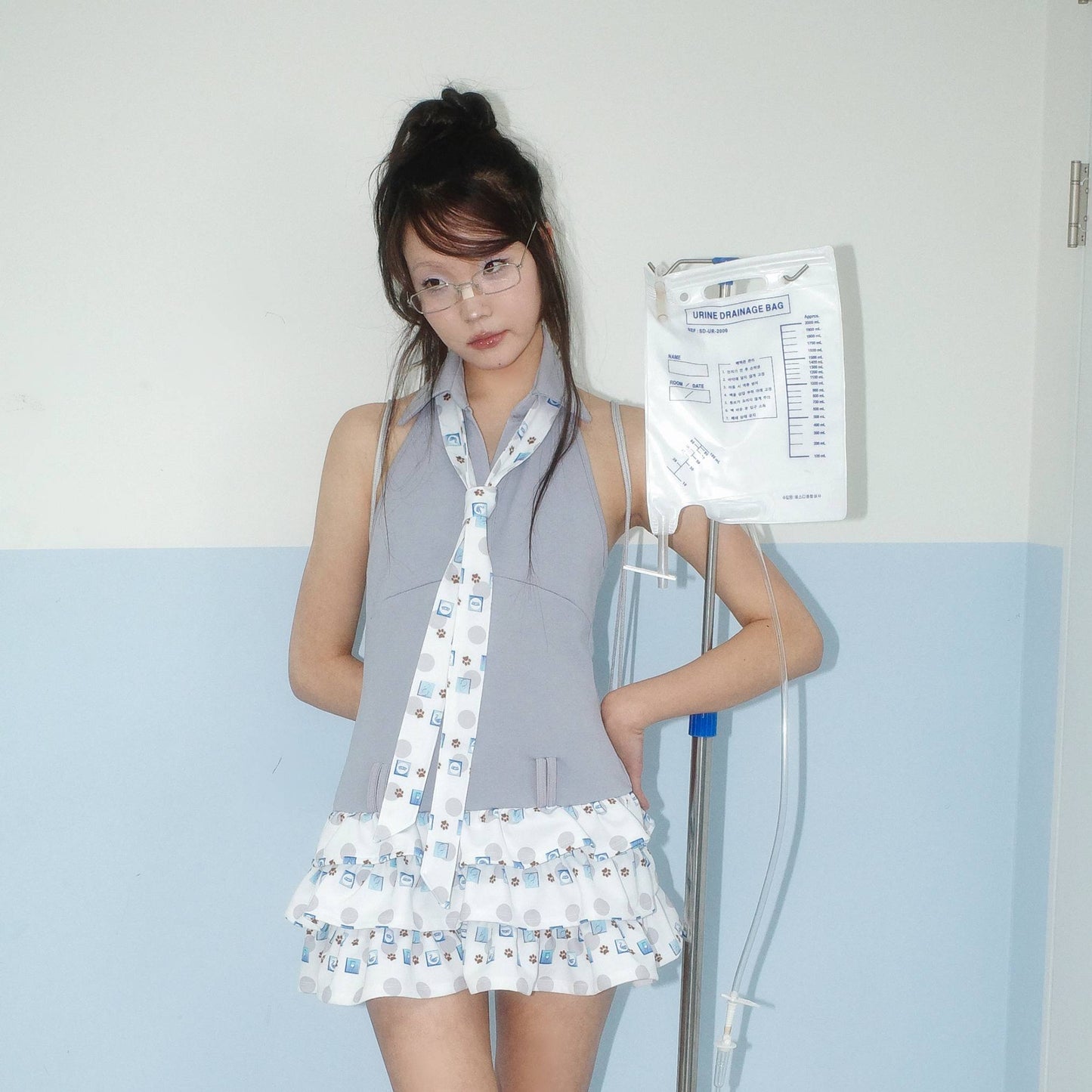 Cancan Halterneck Dress