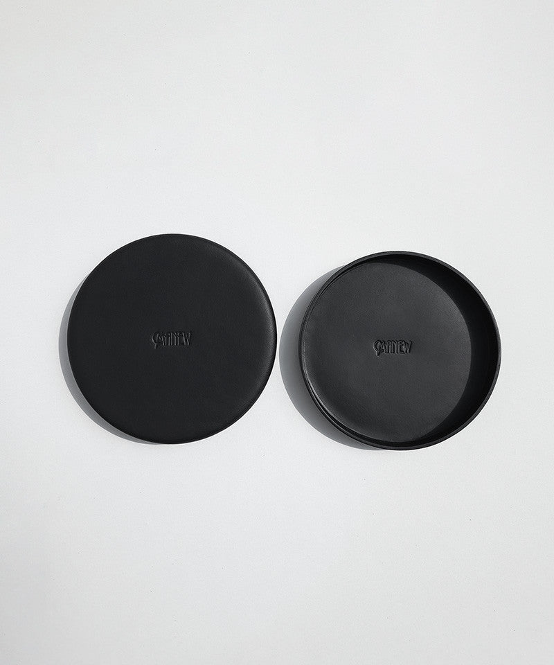 Leather Tray - Black