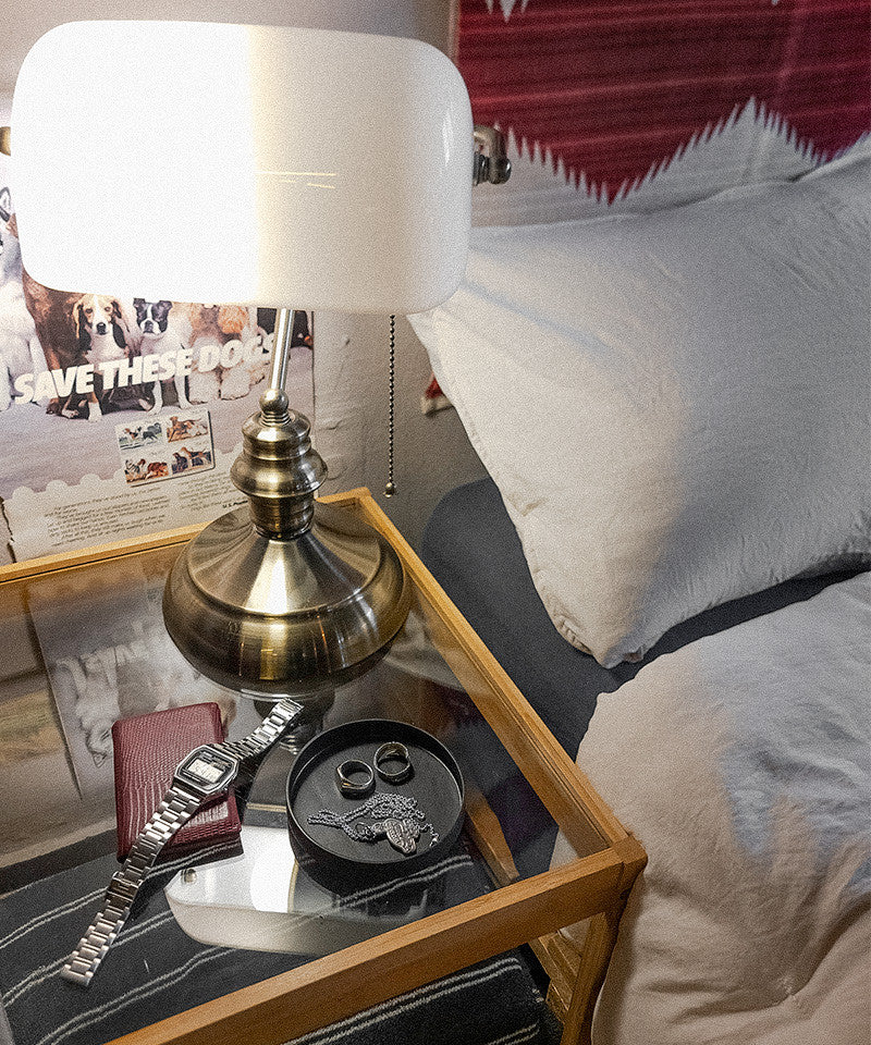 Leather Tray - Black