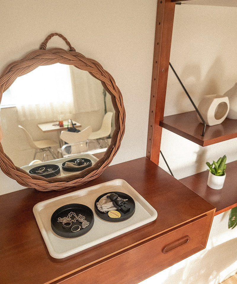 Leather Tray - Black