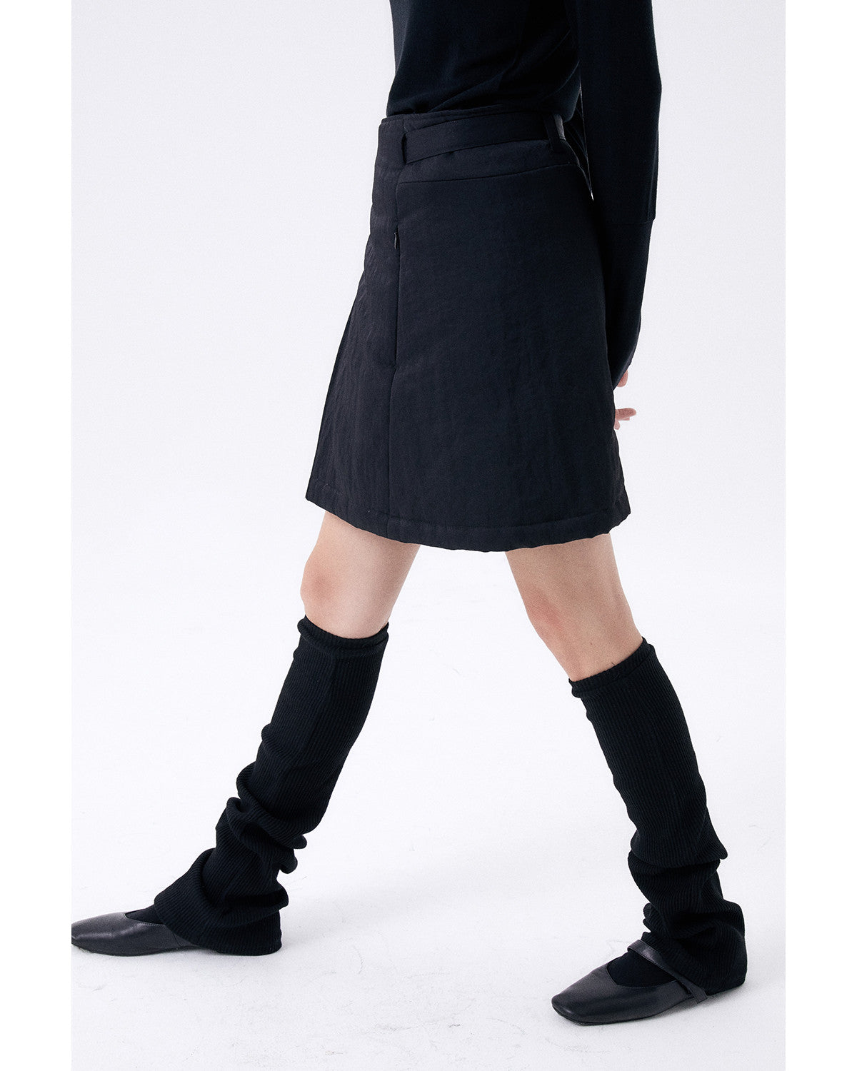 패딩 스커트 / 블랙 - HALOMINIUM  할로미늄 - CAVA LIFE