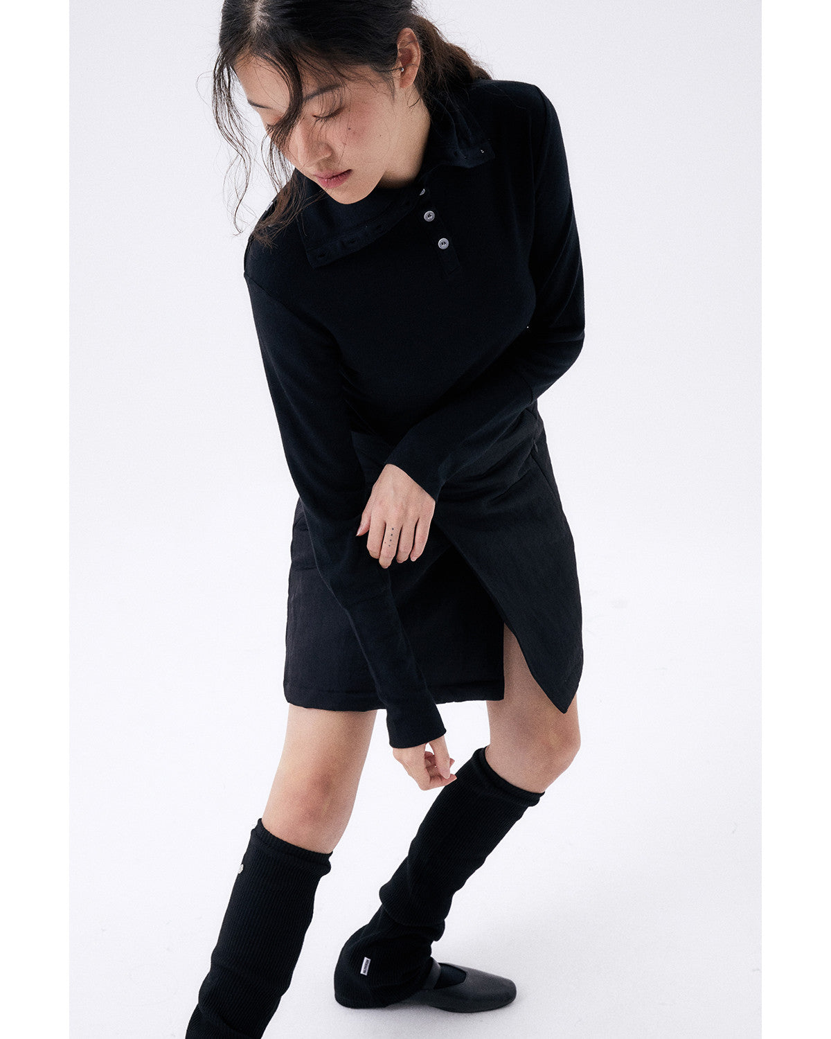 패딩 스커트 / 블랙 - HALOMINIUM  할로미늄 - CAVA LIFE