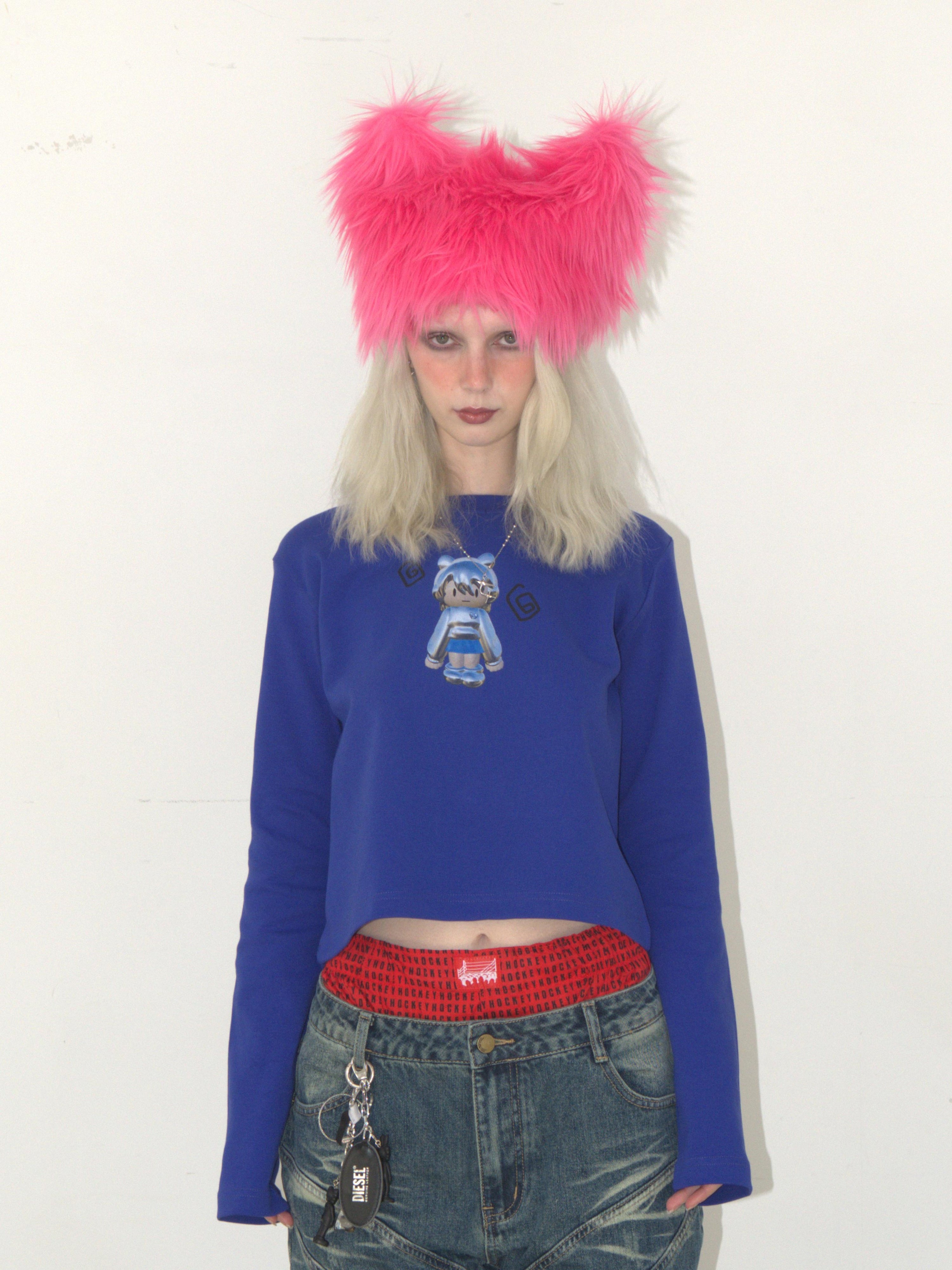 Kater Moji Long Sleeve BLUE - KATER 카터 - CAVA LIFE