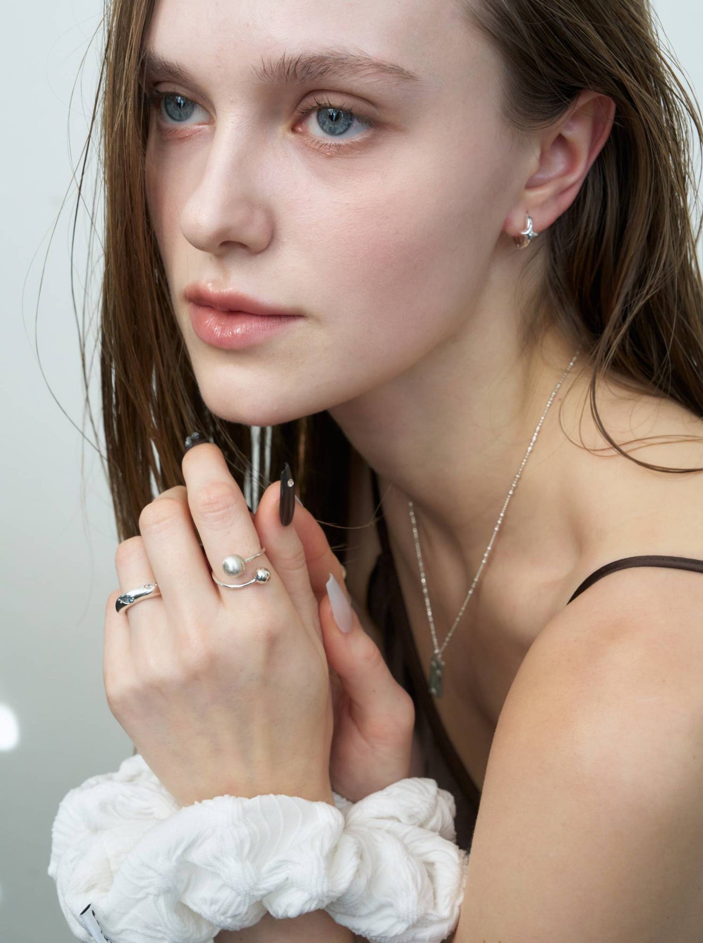 DOUBLE BALL RINGㅣSILVER