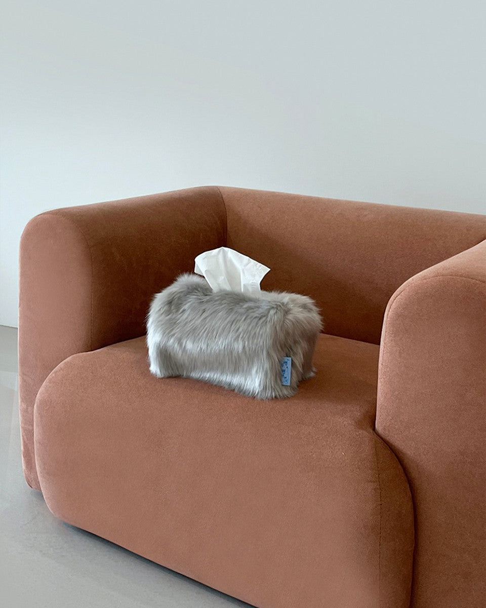 퍼펫 휴지케이스 (그레이) - POUPPET - CAVA LIFE