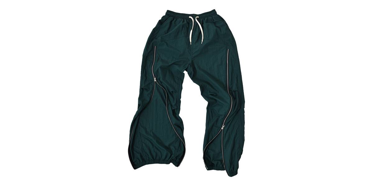 SCREW UP ZIPPER JOGGER PANTS (GREEN) - FREAKISH TOWN 프리키쉬 타운 - CAVA LIFE