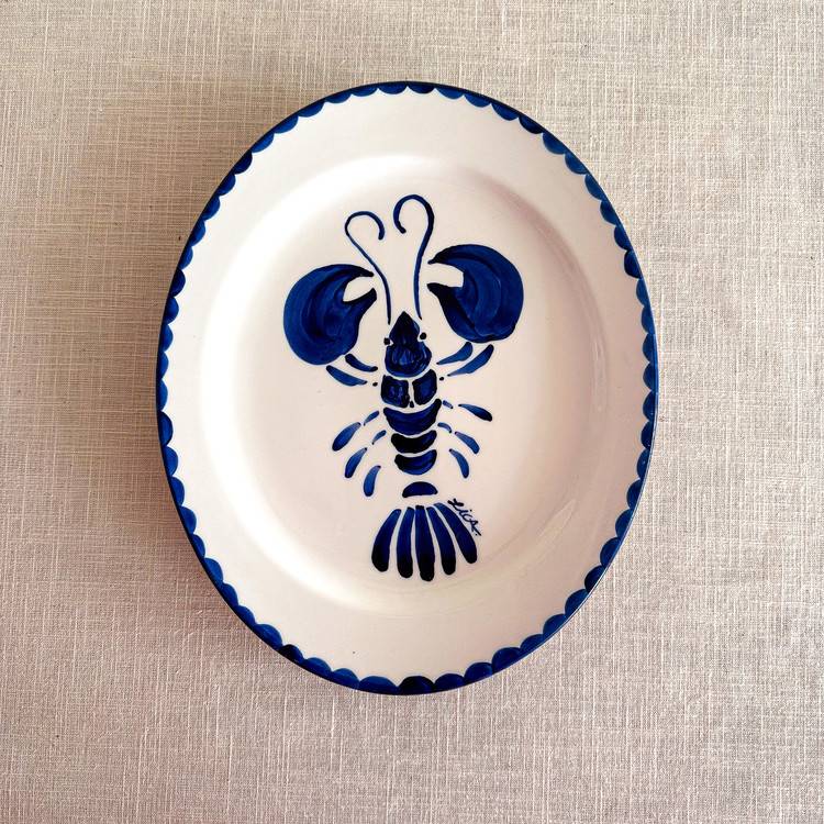 LOBSTER OVAL PLATE _ MEDIUM - BOHOLICA 보호리카 - CAVA LIFE