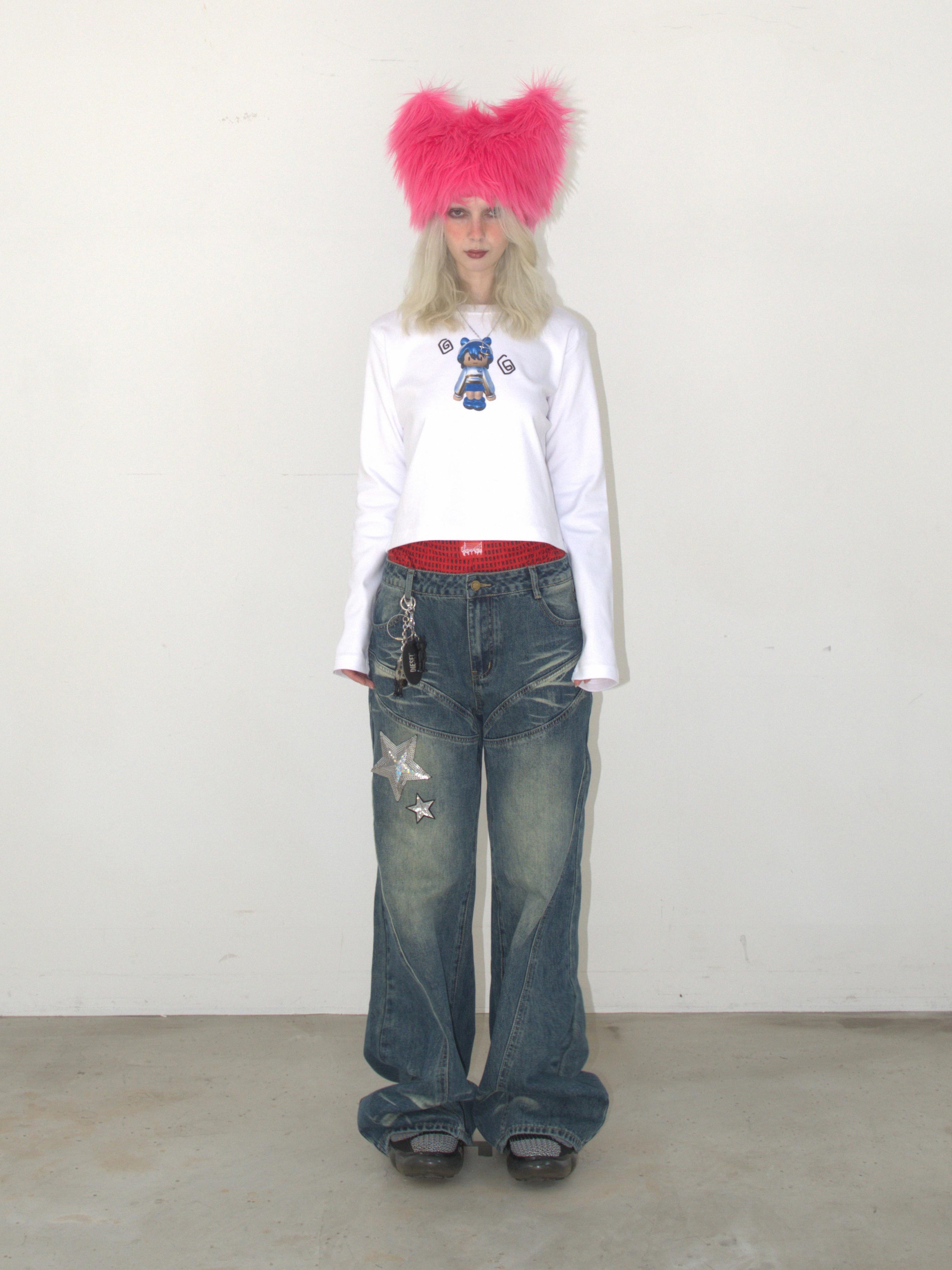 Kater Moji Long Sleeve WHITE - KATER 카터 - CAVA LIFE