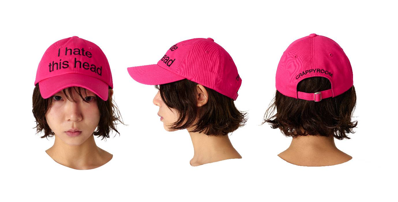 I HATE THIS HEAD BALL CAP (HOT PINK)