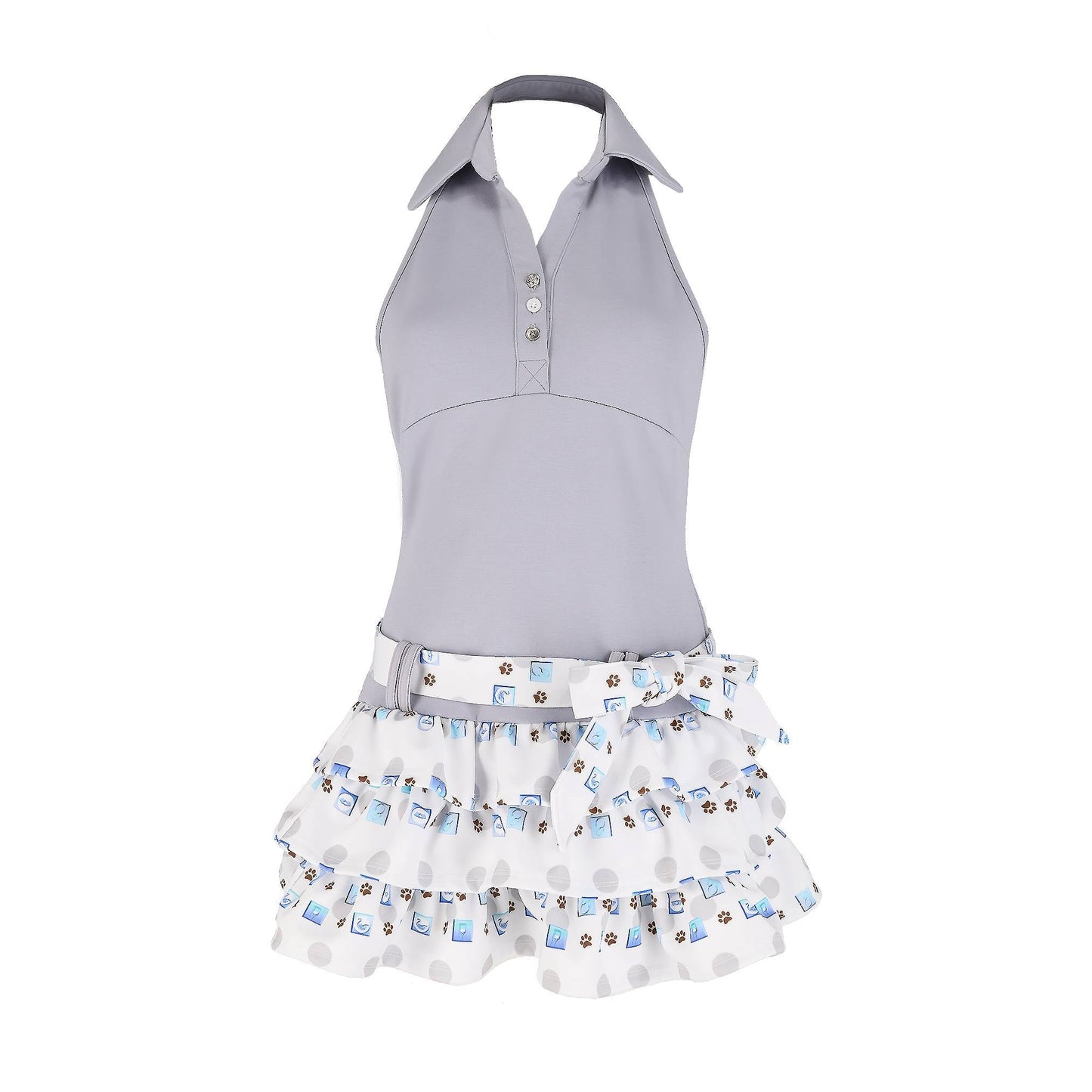 Cancan Halterneck Dress