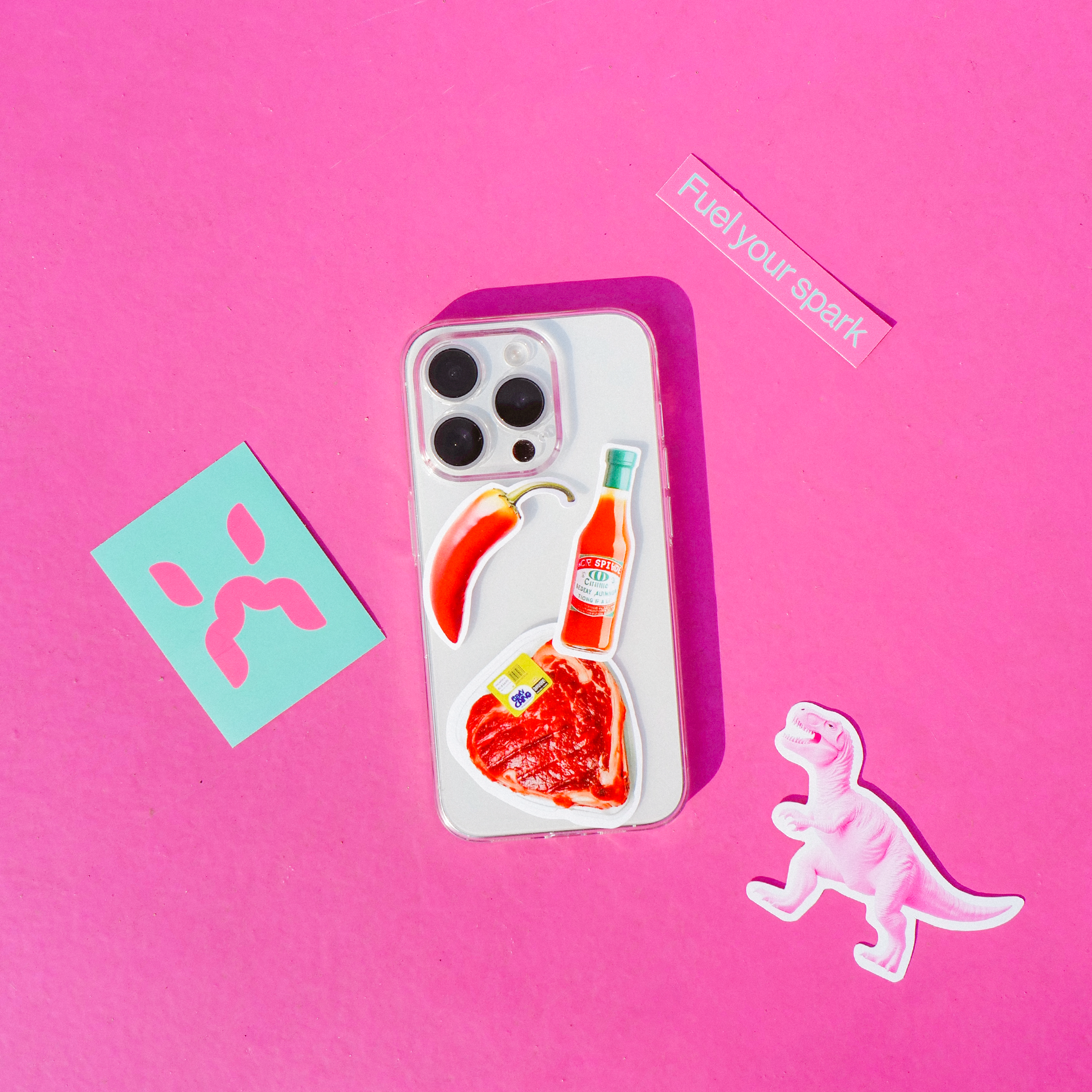 화 사주 개운 스티커 set /  Fuel your spark