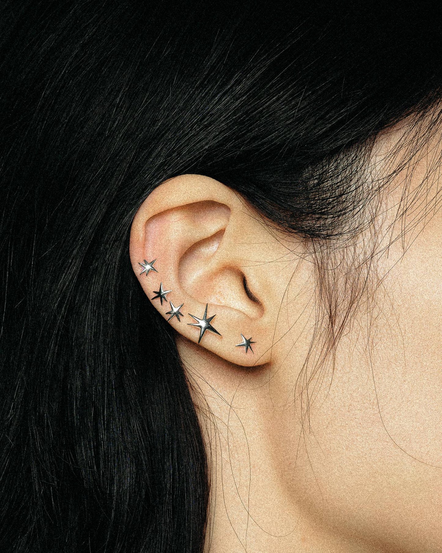 Star Stud Medium (Silver925)