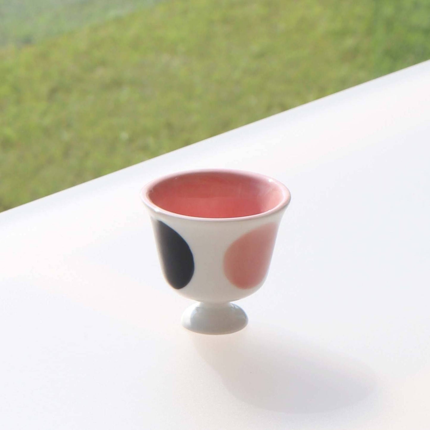 DOT mini goblet - black&pink