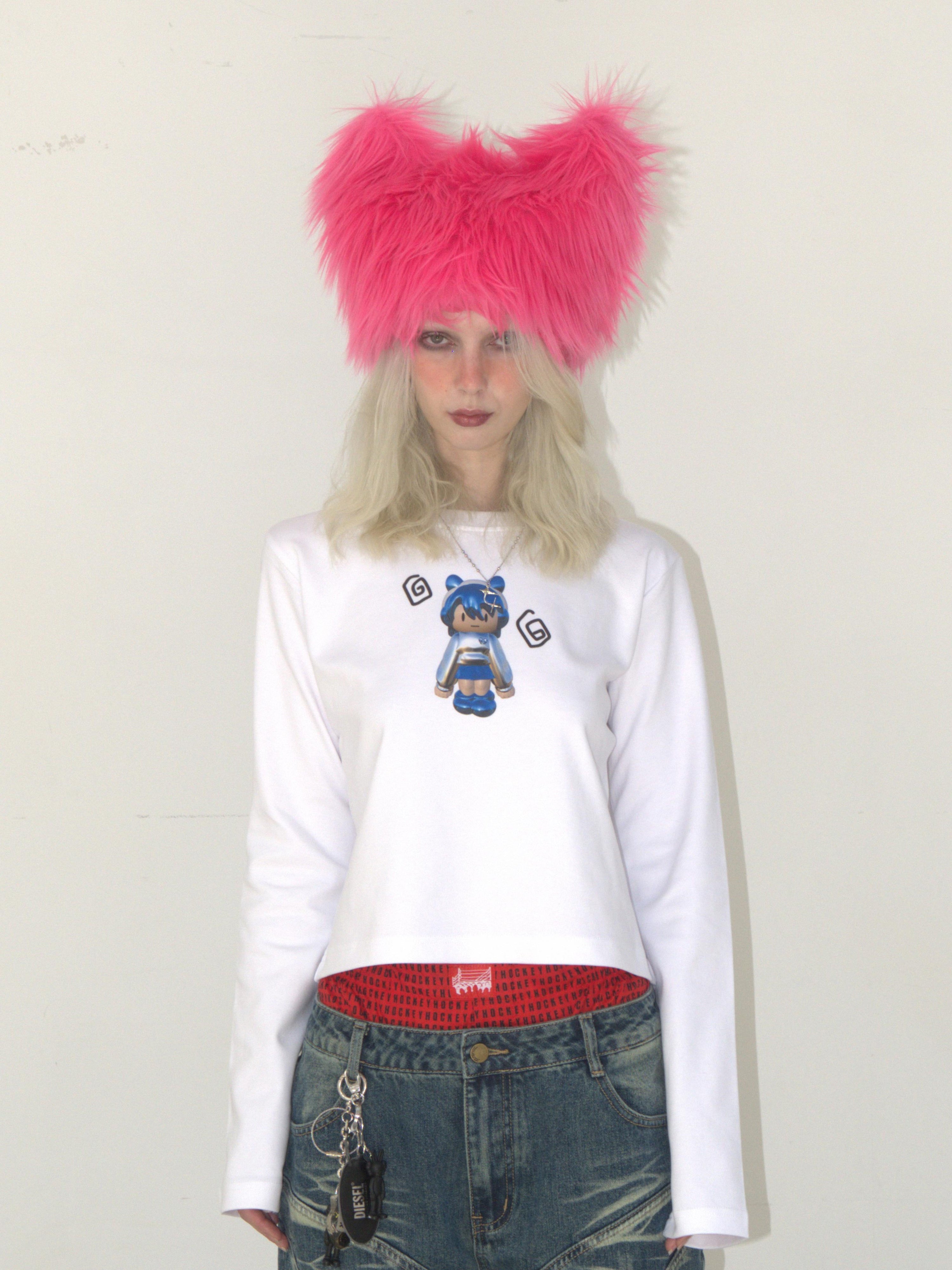 Kater Moji Long Sleeve WHITE - KATER 카터 - CAVA LIFE